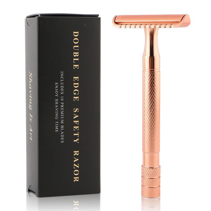 Luxury Men’s Safety Razor – Classic Zinc Alloy Grooming Gift