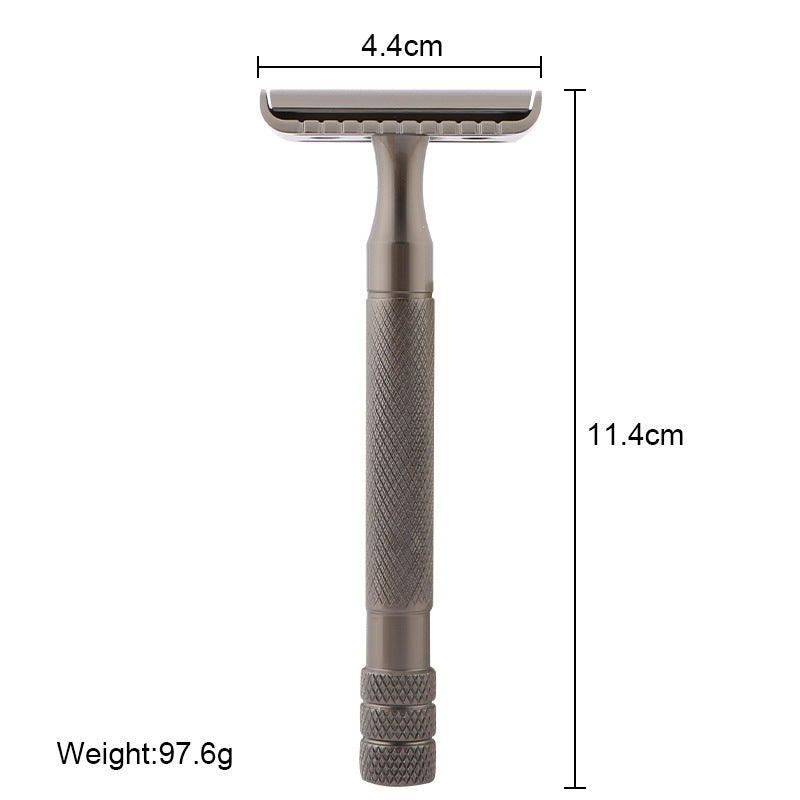 Luxury Men’s Safety Razor – Classic Zinc Alloy Grooming Gift