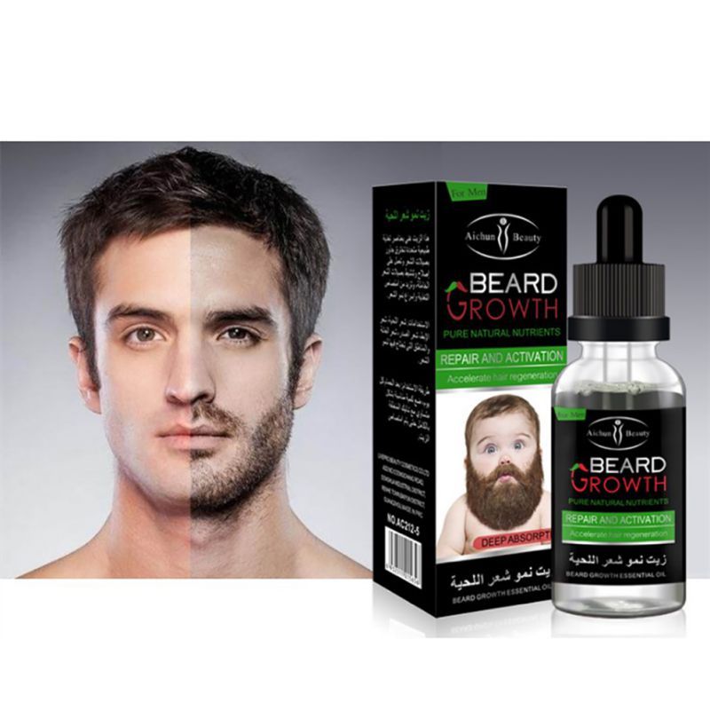 Beard Essential Oil for Men – Mild Nourishing Beard Care & Repair Natural Ingredients