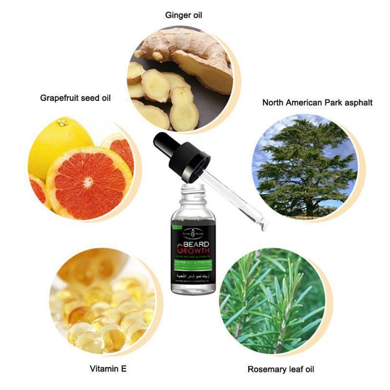 Beard Essential Oil for Men – Mild Nourishing Beard Care & Repair Natural Ingredients