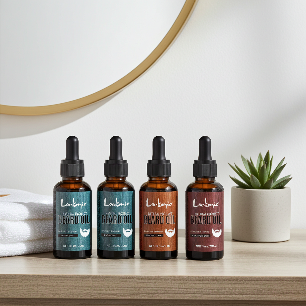 Beard Oil 4-Piece Set – Nourishing, Softening & Frizz-Control Conditioning Oils