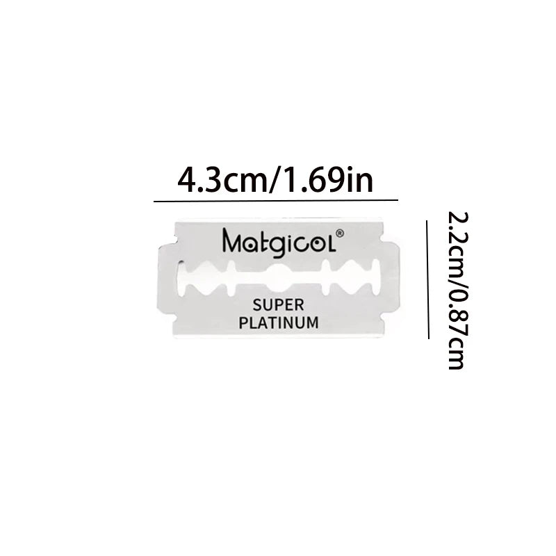 Classic Double Edge Razor Blades — Stainless Steel Replacements