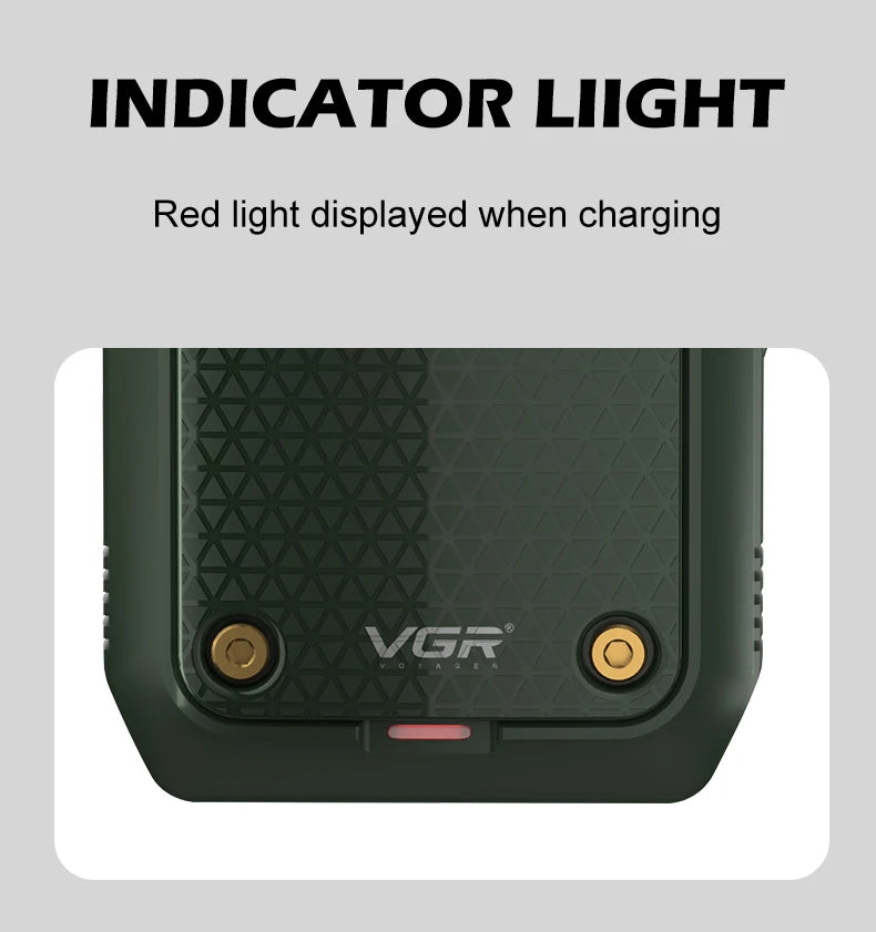 VGR V‑353 Professional Electric Shaver — Portable Rechargeable