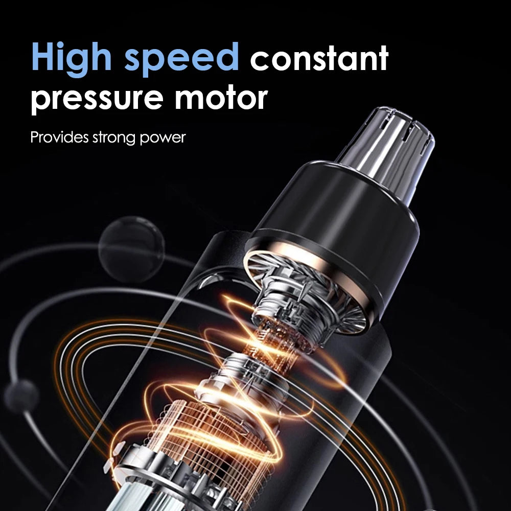 Men’s Electric Nose & Ear Hair Trimmer — High‑Speed Precision