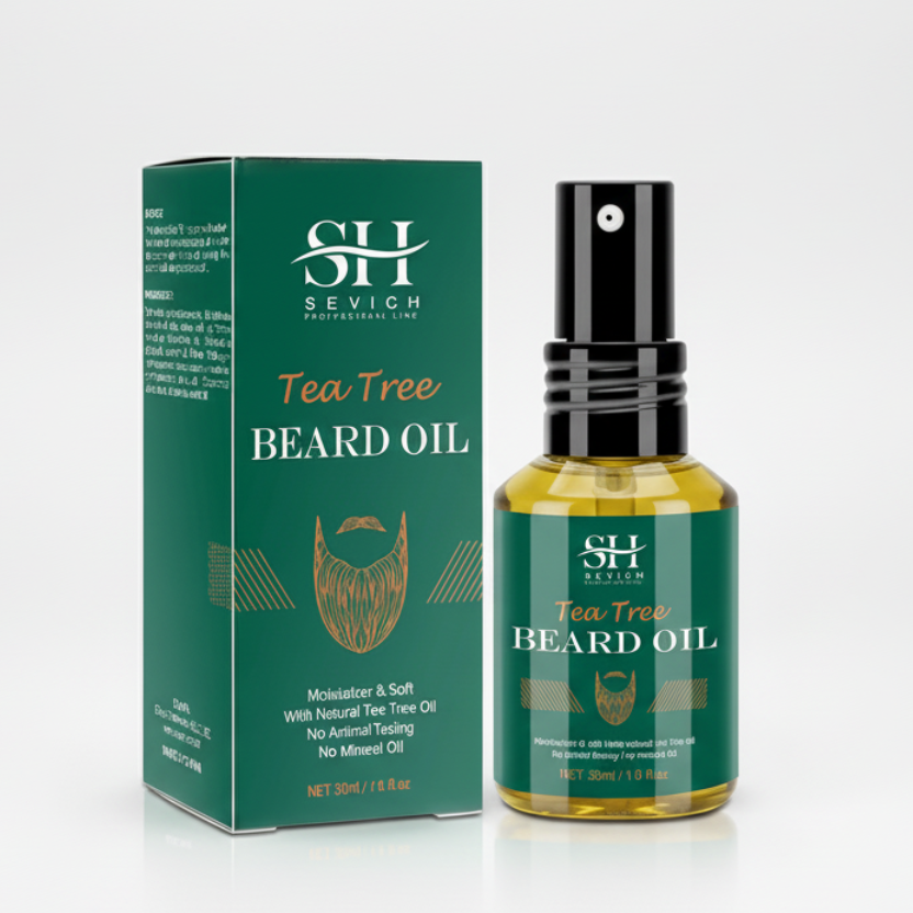 Beard oil foundation formula for texture control