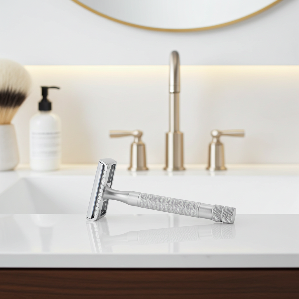 Luxury Men’s Safety Razor – Premium Zinc Alloy Shaver
